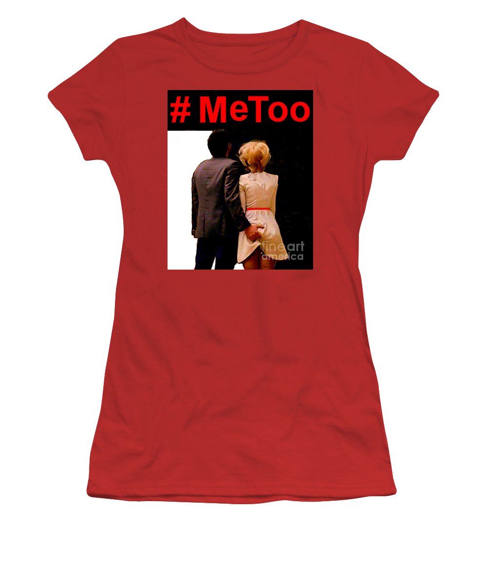 #metoo  - Women's T-Shirt (Athletic Fit)