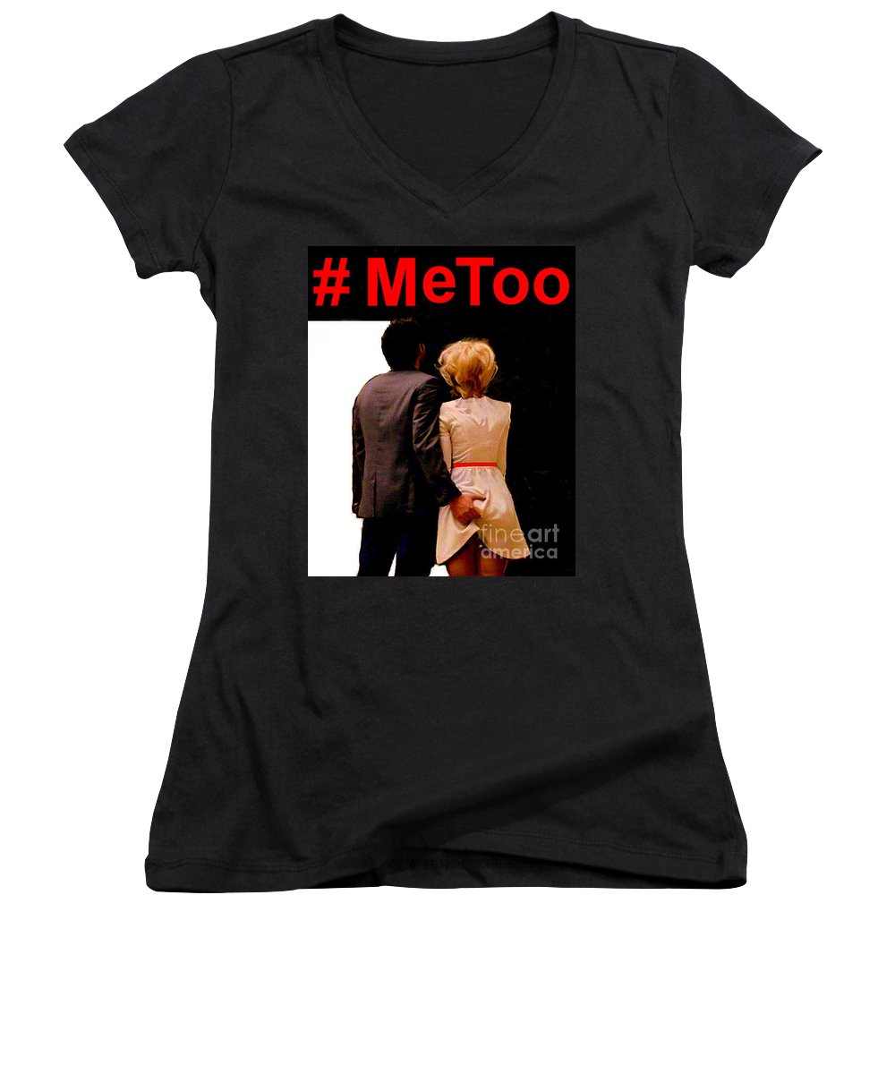 #metoo  - Women's V-Neck T-Shirt