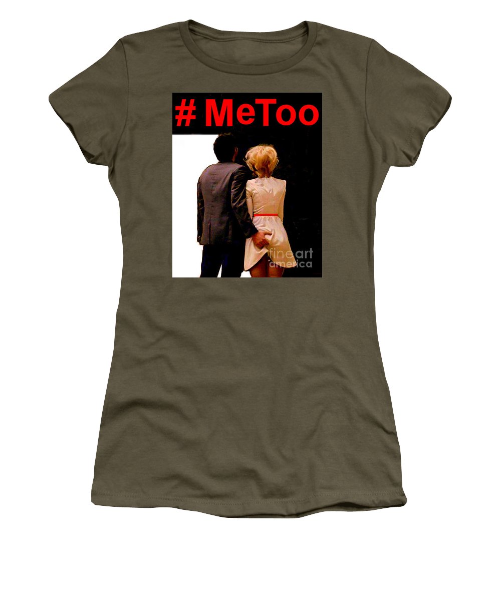 #metoo  - Women's T-Shirt (Athletic Fit)