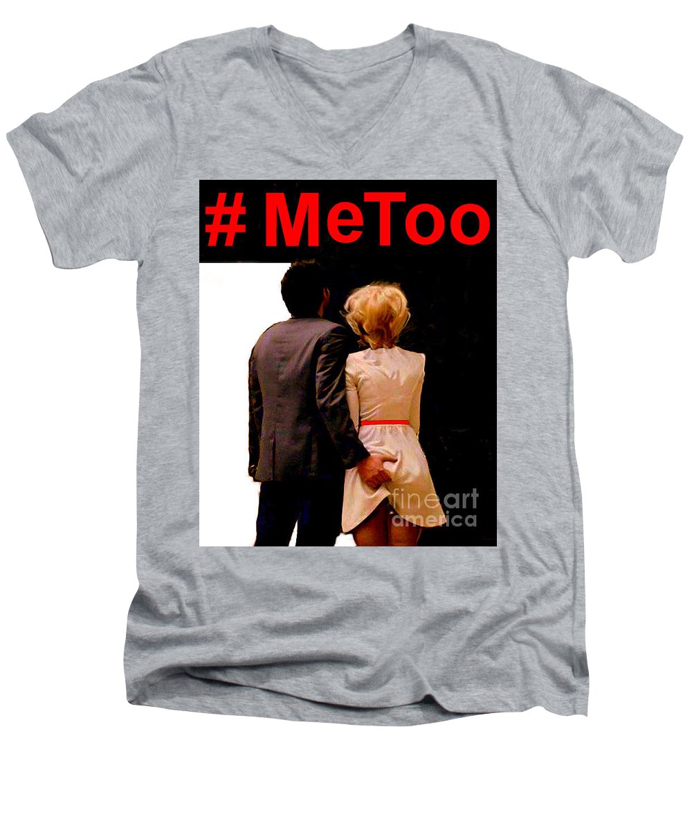 #metoo  - Men's V-Neck T-Shirt