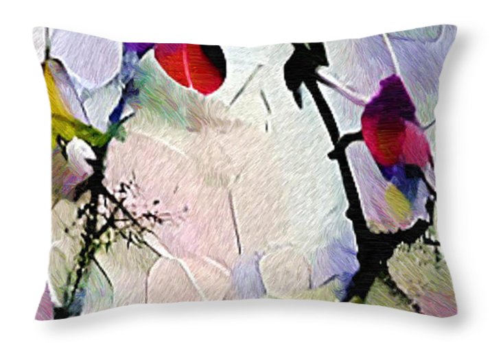 Oriental Garden - Throw Pillow