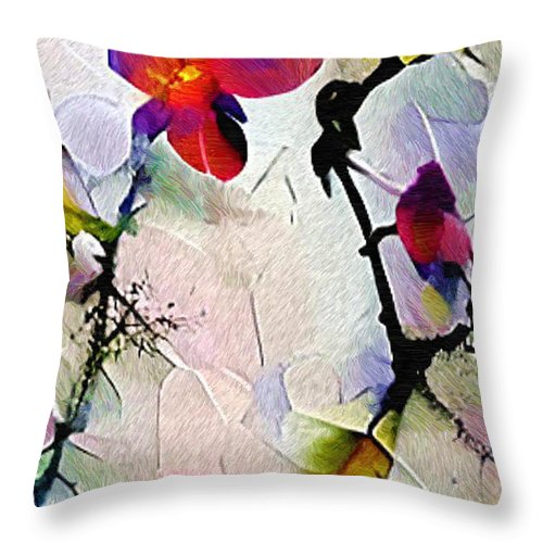 Oriental Garden - Throw Pillow