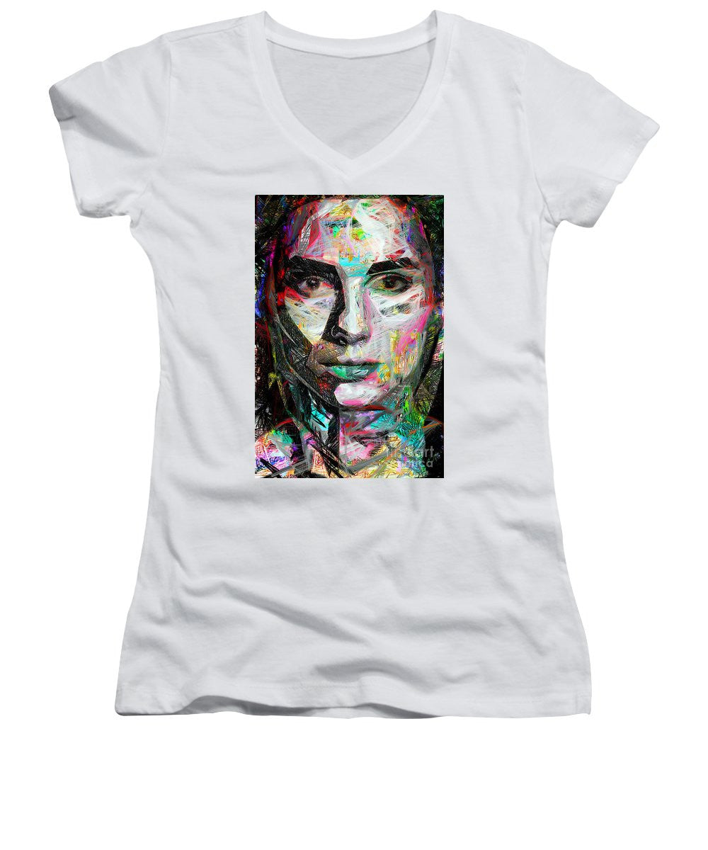 T-shirt col V pour femme (coupe junior) - Say What?