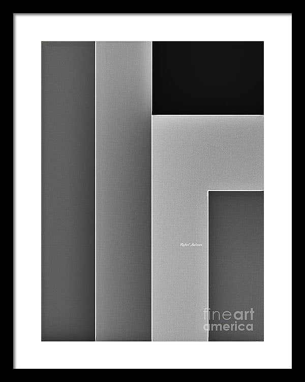 Shades Of Grey - Framed Print