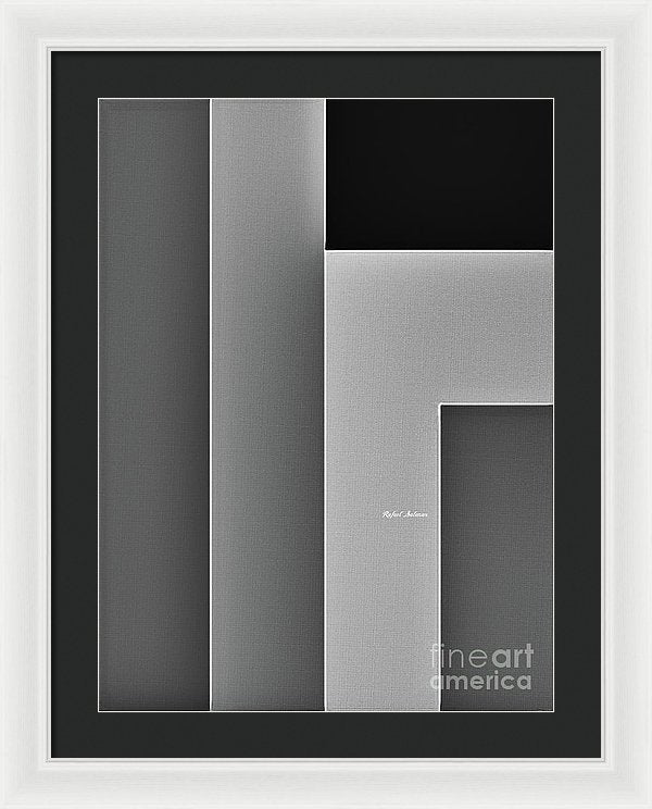 Shades Of Grey - Framed Print