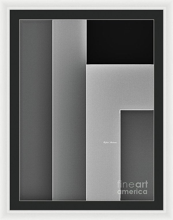 Shades Of Grey - Framed Print