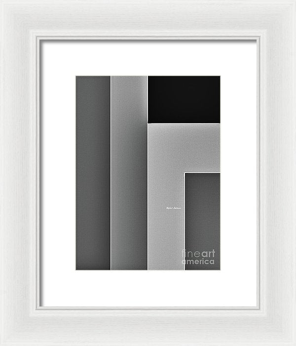 Shades Of Grey - Framed Print