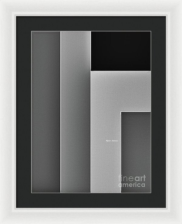 Shades Of Grey - Framed Print