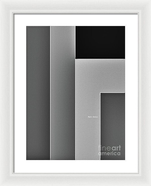 Shades Of Grey - Framed Print