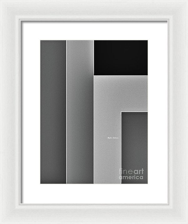 Shades Of Grey - Framed Print