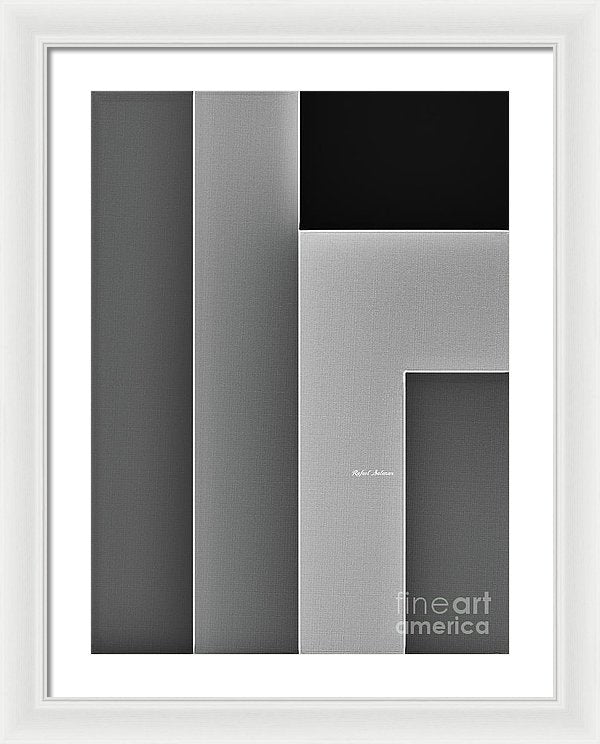 Shades Of Grey - Framed Print