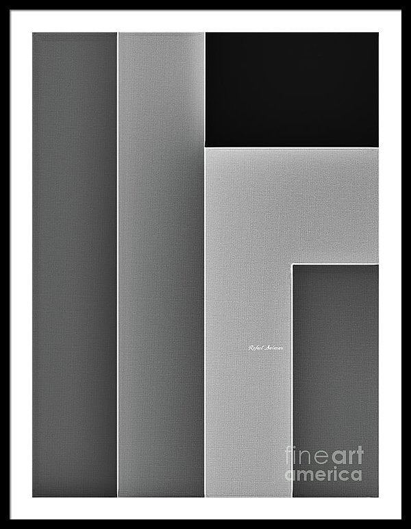 Shades Of Grey - Framed Print