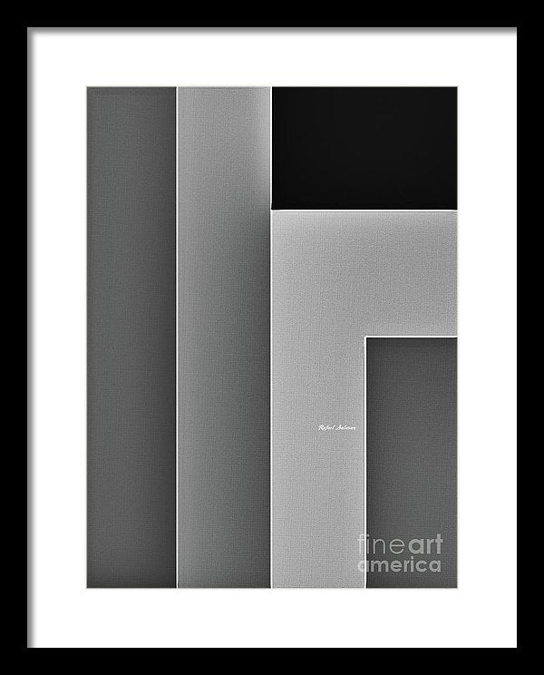 Shades Of Grey - Framed Print