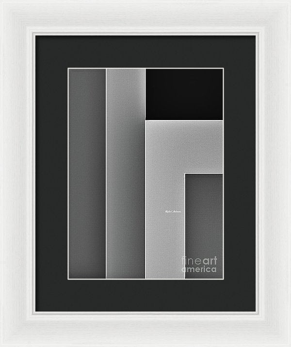 Shades Of Grey - Framed Print