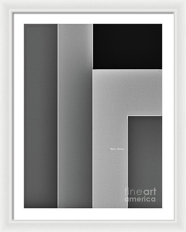 Shades Of Grey - Framed Print