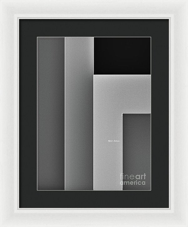 Shades Of Grey - Framed Print