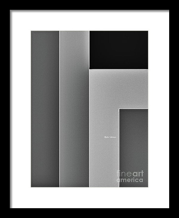 Shades Of Grey - Framed Print