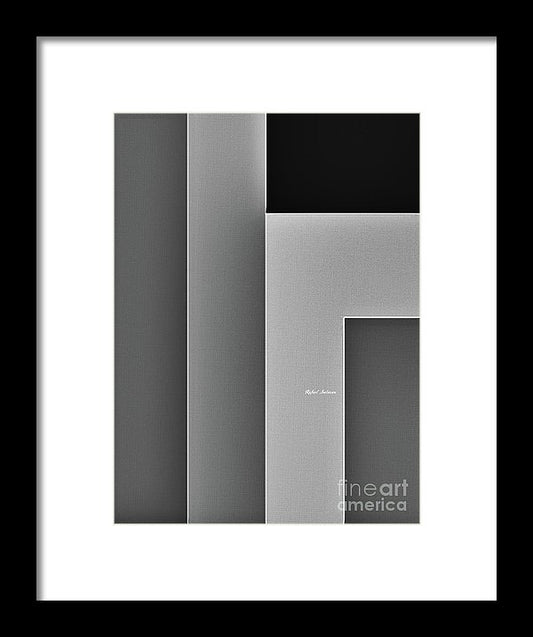 Shades Of Grey - Framed Print