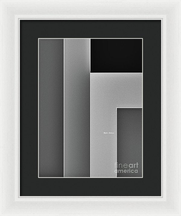 Shades Of Grey - Framed Print