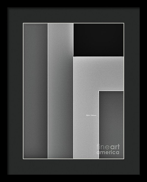 Shades Of Grey - Framed Print