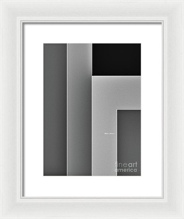 Shades Of Grey - Framed Print