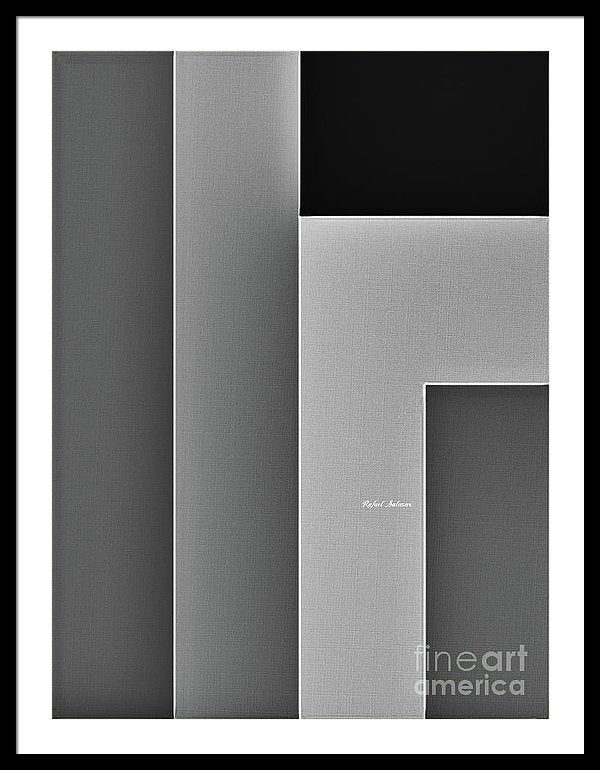 Shades Of Grey - Framed Print