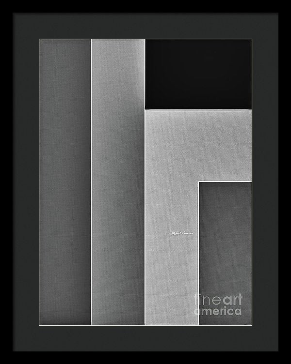 Shades Of Grey - Framed Print