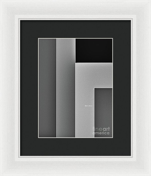 Shades Of Grey - Framed Print