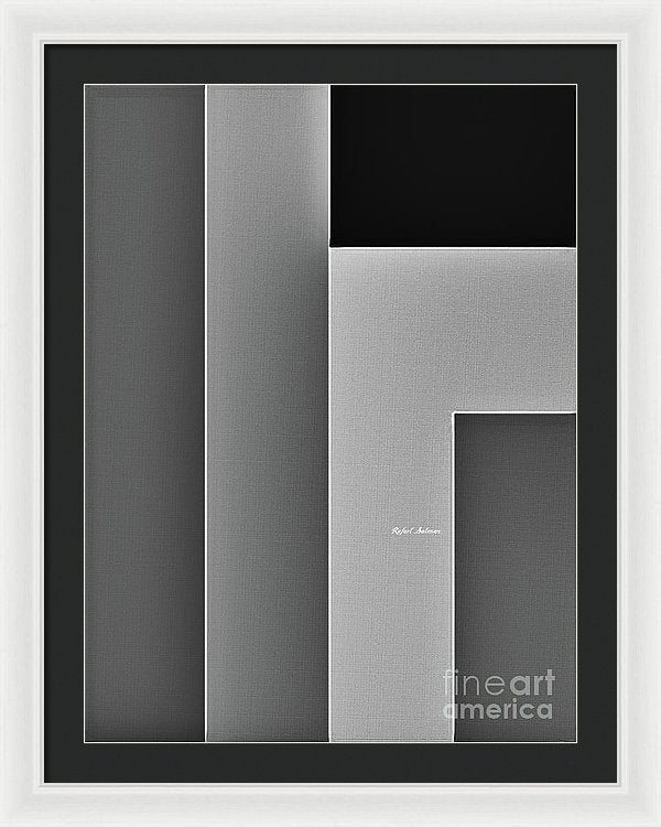 Shades Of Grey - Framed Print