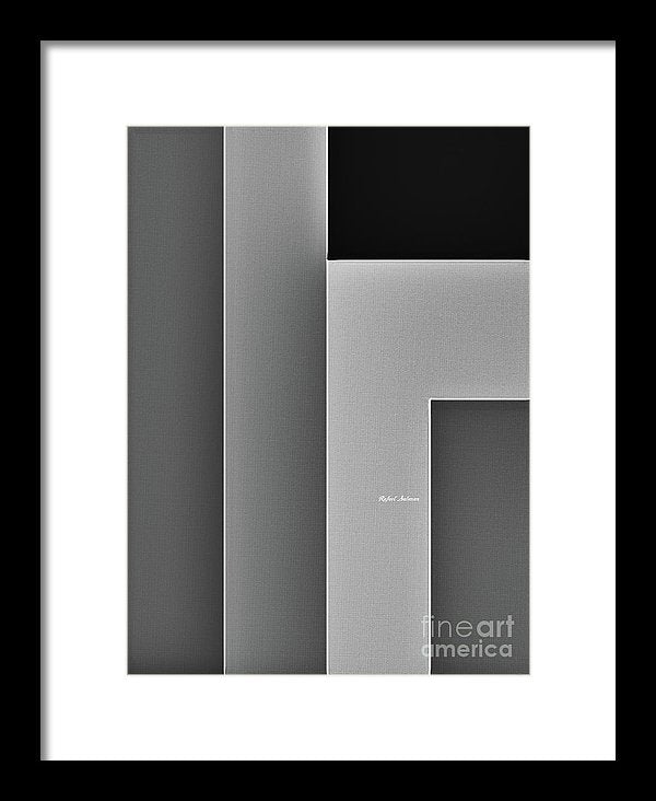 Shades Of Grey - Framed Print