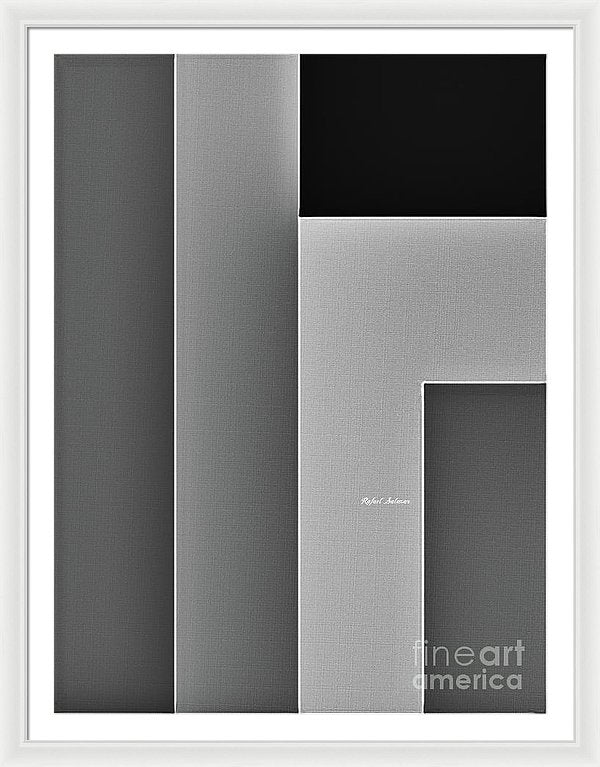 Shades Of Grey - Framed Print