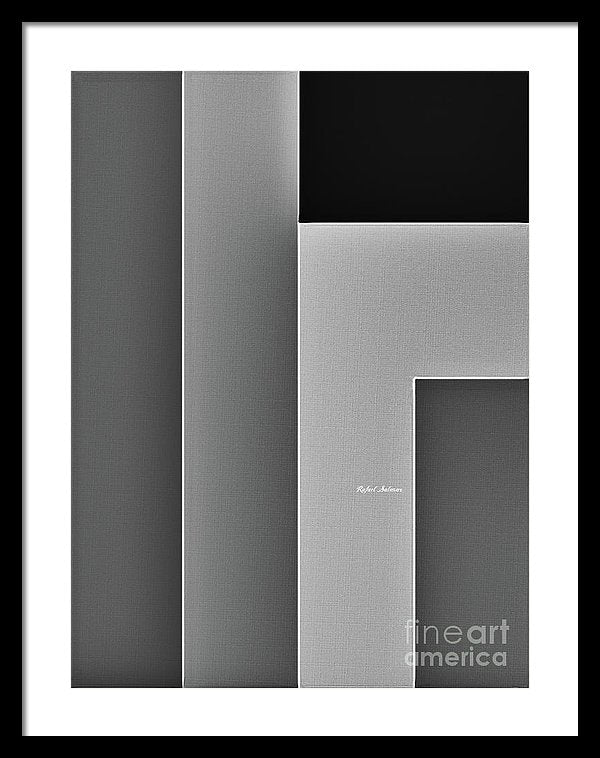 Shades Of Grey - Framed Print