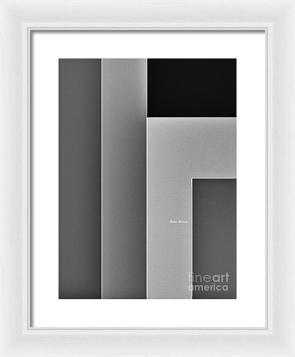 Shades Of Grey - Framed Print