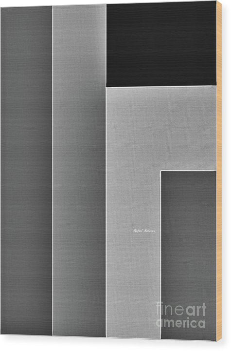 Shades Of Grey - Wood Print