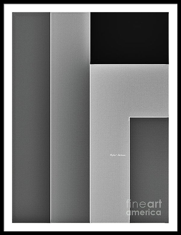 Shades Of Grey - Framed Print