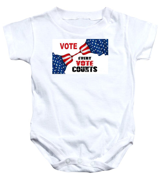 Vote - Every Vote Counts - Baby Onesie