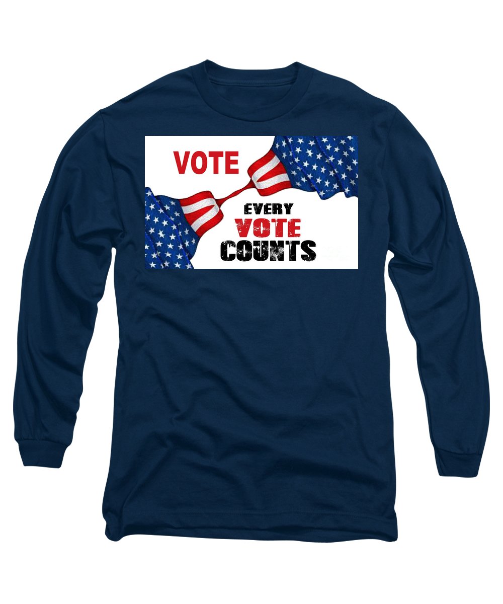 Vote - Every Vote Counts - Long Sleeve T-Shirt