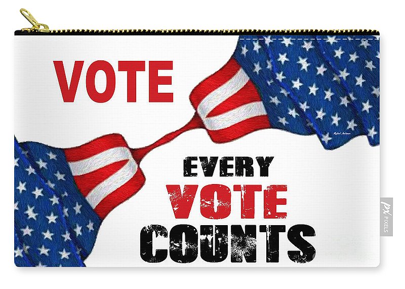 Vote - Every Vote Counts - Carry-All Pouch