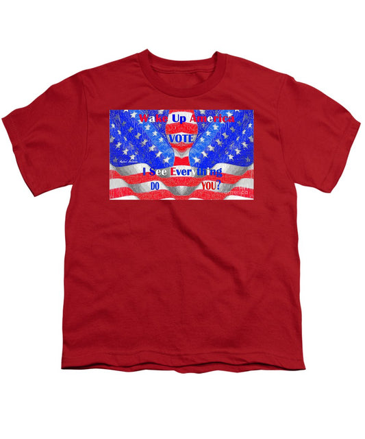 Wake Up America  - Youth T-Shirt