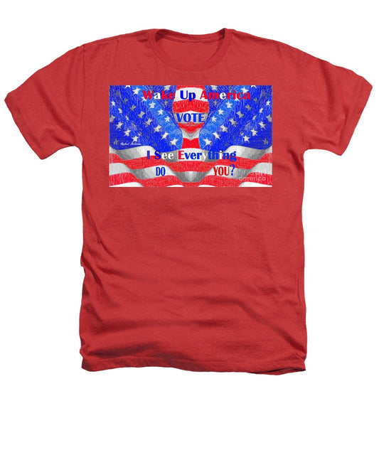 Wake Up America  - Heathers T-Shirt