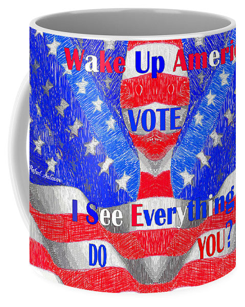 Wake Up America  - Mug