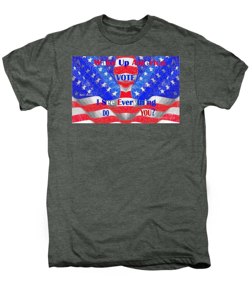 Wake Up America  - Men's Premium T-Shirt