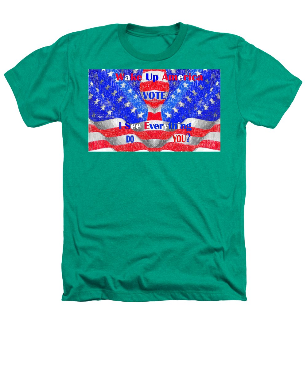 Wake Up America  - Heathers T-Shirt