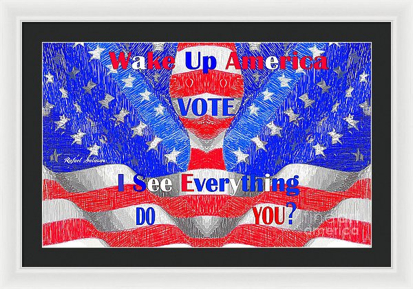 Wake Up America  - Framed Print