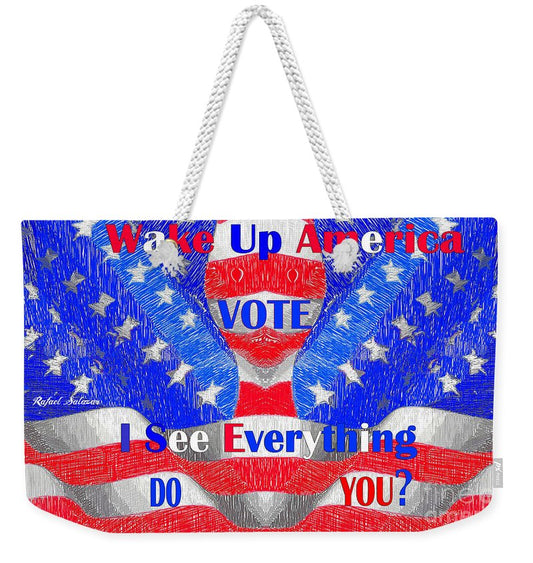 Wake Up America  - Weekender Tote Bag