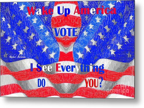 Wake Up America  - Metal Print