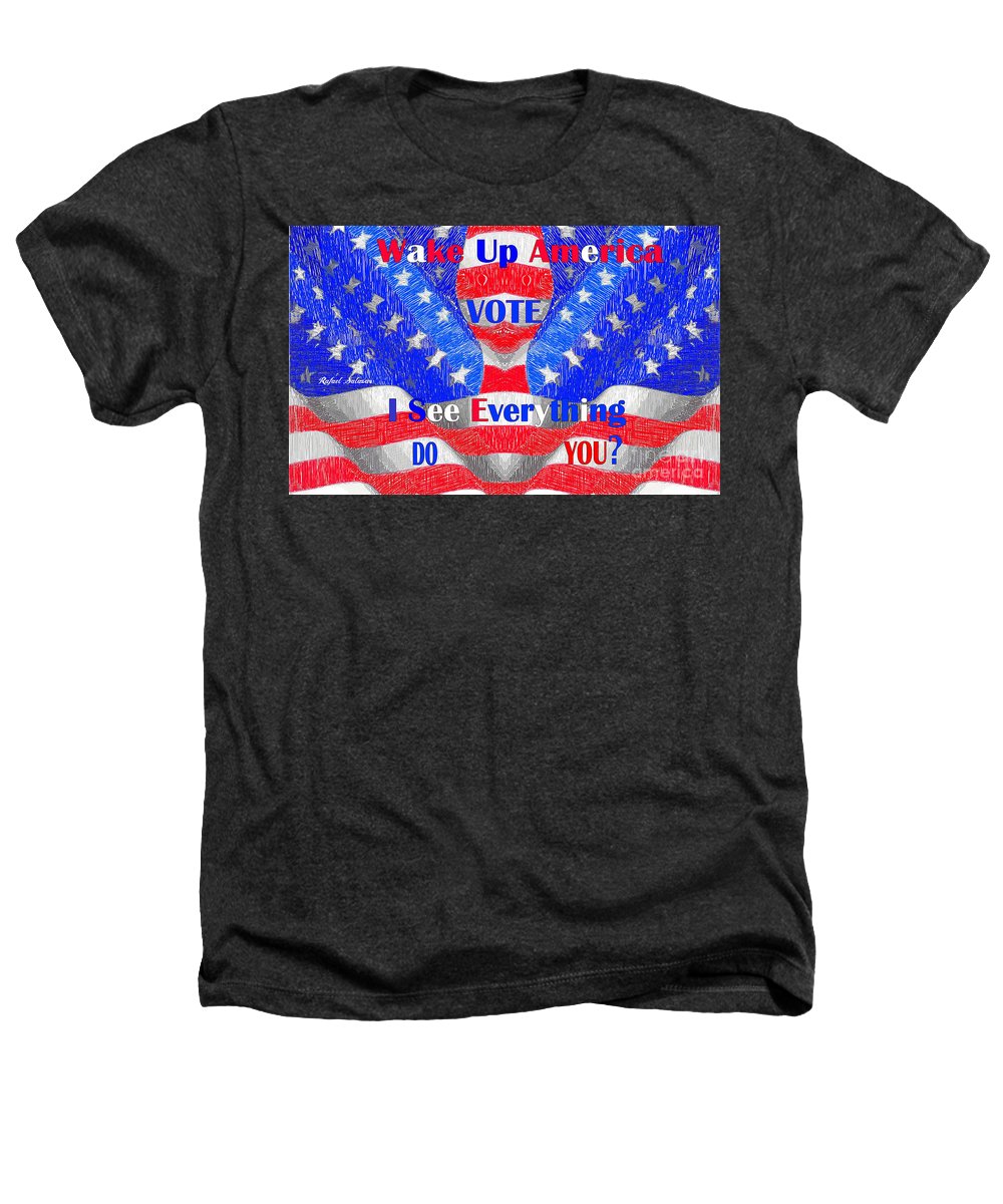 Wake Up America  - Heathers T-Shirt