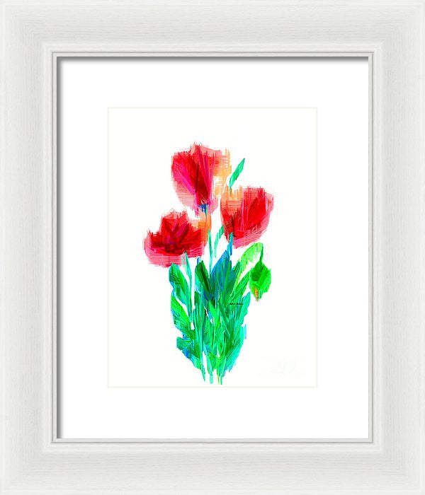 Framed Print - You Got Flowers