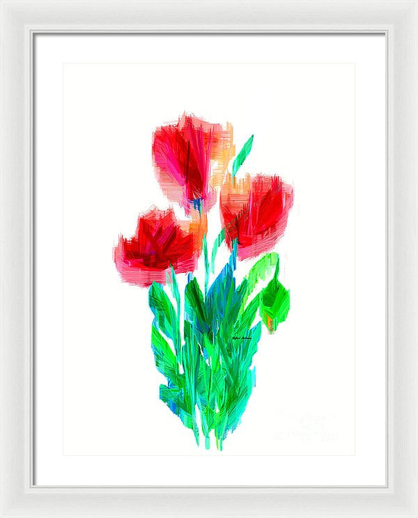 Framed Print - You Got Flowers