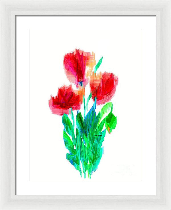 Framed Print - You Got Flowers